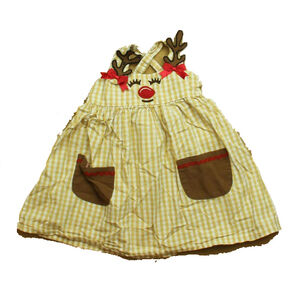 Lil Cactus Girls Reindeer Dress size: 3T
